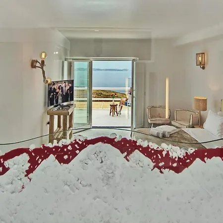 Luxury Mykonos Aegean Blue Private Pool Kastro