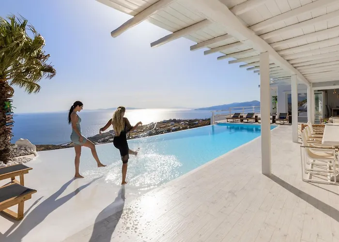 Villa Aetherion Mykonos 9 Bedrooms Infinity Pool Sea Views * Fanari (Mykonos)