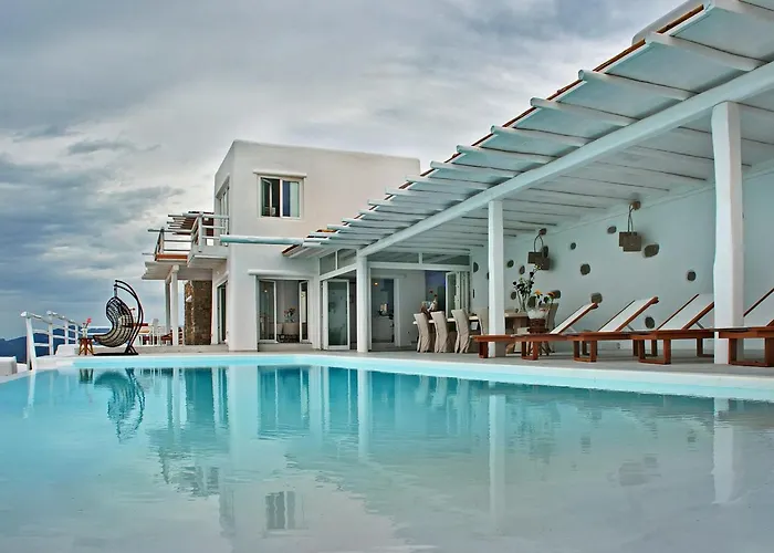 Villa Aetherion Mykonos 9 Bedrooms Infinity Pool Sea Views Fanari (Mykonos)