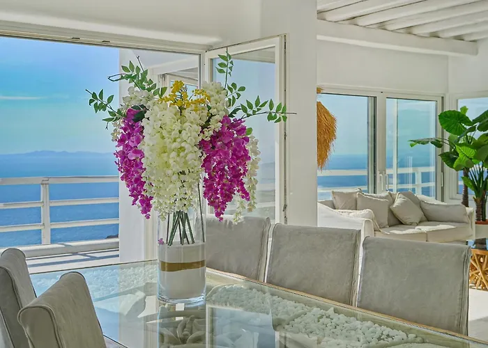 Villa Aetherion Mykonos 9 Bedrooms Infinity Pool Sea Views 别墅