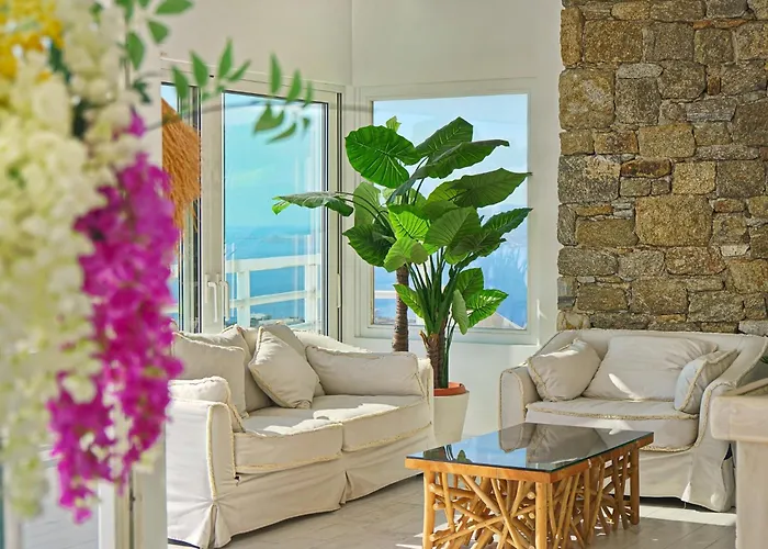 Villa Aetherion Mykonos 9 Bedrooms Infinity Pool Sea Views 别墅 Fanari (Mykonos)