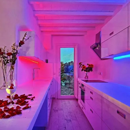 Luxury Mykonos Aegean Blue Private Pool Kastro 빌라 Mykonos Town