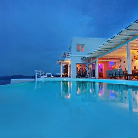 Villa Aetherion Mykonos 9 Bedrooms Infinity Pool Sea Views