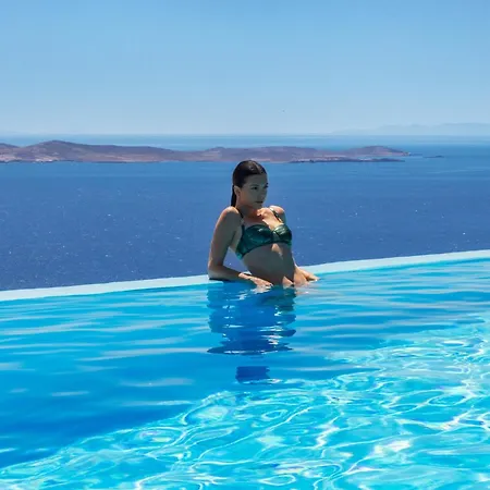 Aetherion Mykonos 9 Bedrooms Infinity Pool Sea Views Fanári