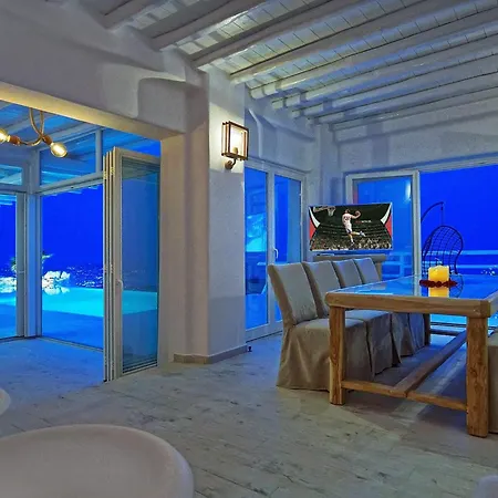 Aetherion Mykonos 9 Bedrooms Infinity Pool Sea Views * Fanári