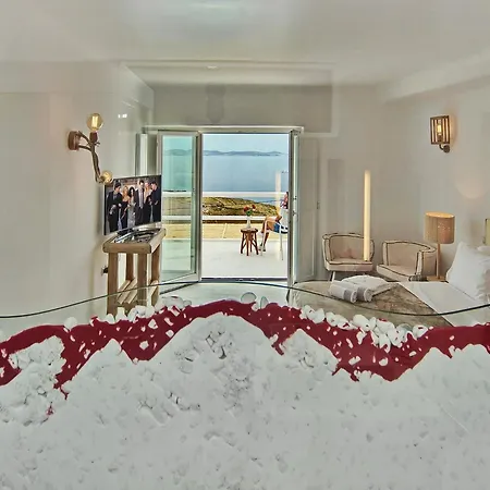 Villa Aetherion Mykonos 9 Bedrooms Infinity Pool Sea Views *