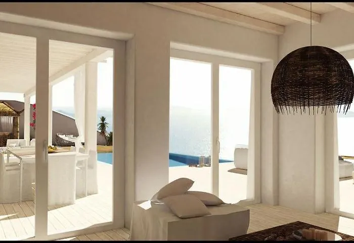 Luxury Mykonos Aegean Blue Private Pool Kastro Villa