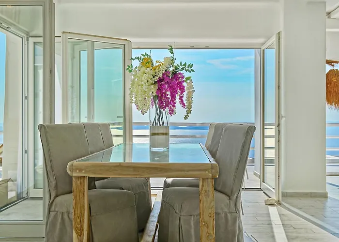 Luxury Mykonos Villa Aegean Blue Villa Private Pool Kastro