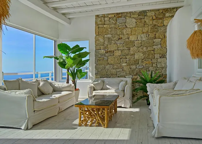 Βίλα Villa Aetherion Mykonos 9 Bedrooms Infinity Pool Sea Views