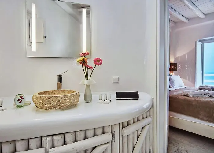 빌라 Villa Aetherion Mykonos 9 Bedrooms Infinity Pool Sea Views