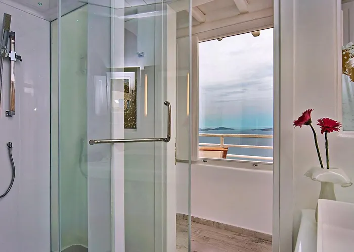 Villa Aetherion Mykonos 9 Bedrooms Infinity Pool Sea Views Φανάρι