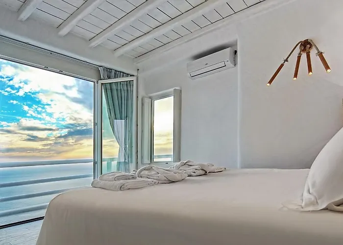 Villa Aetherion Mykonos 9 Bedrooms Infinity Pool Sea Views Villa *